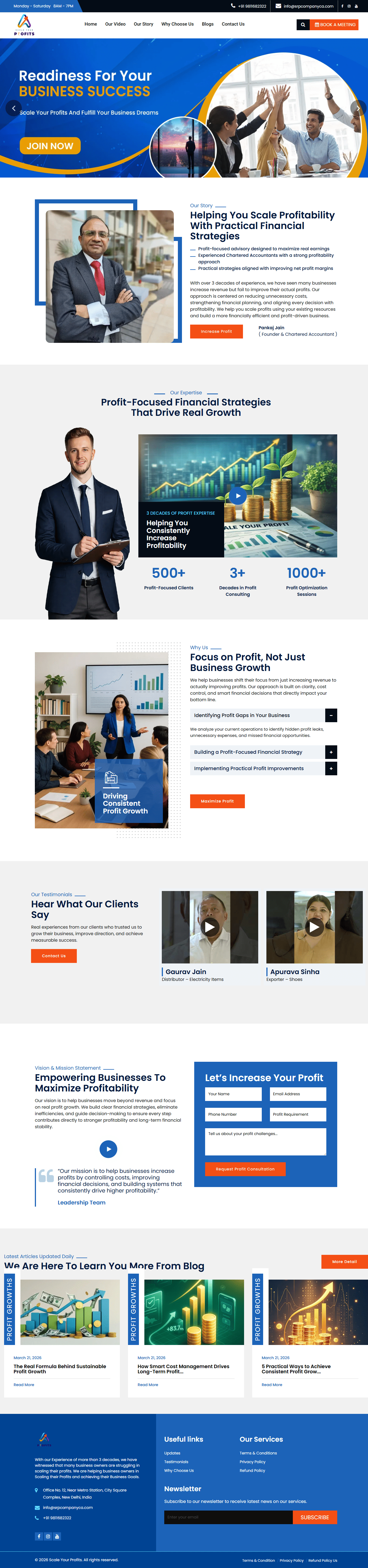 Scale Your Profit — full page preview